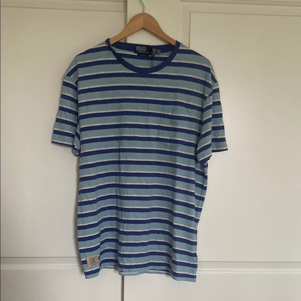 Polo Blue Striped Men's Shirt